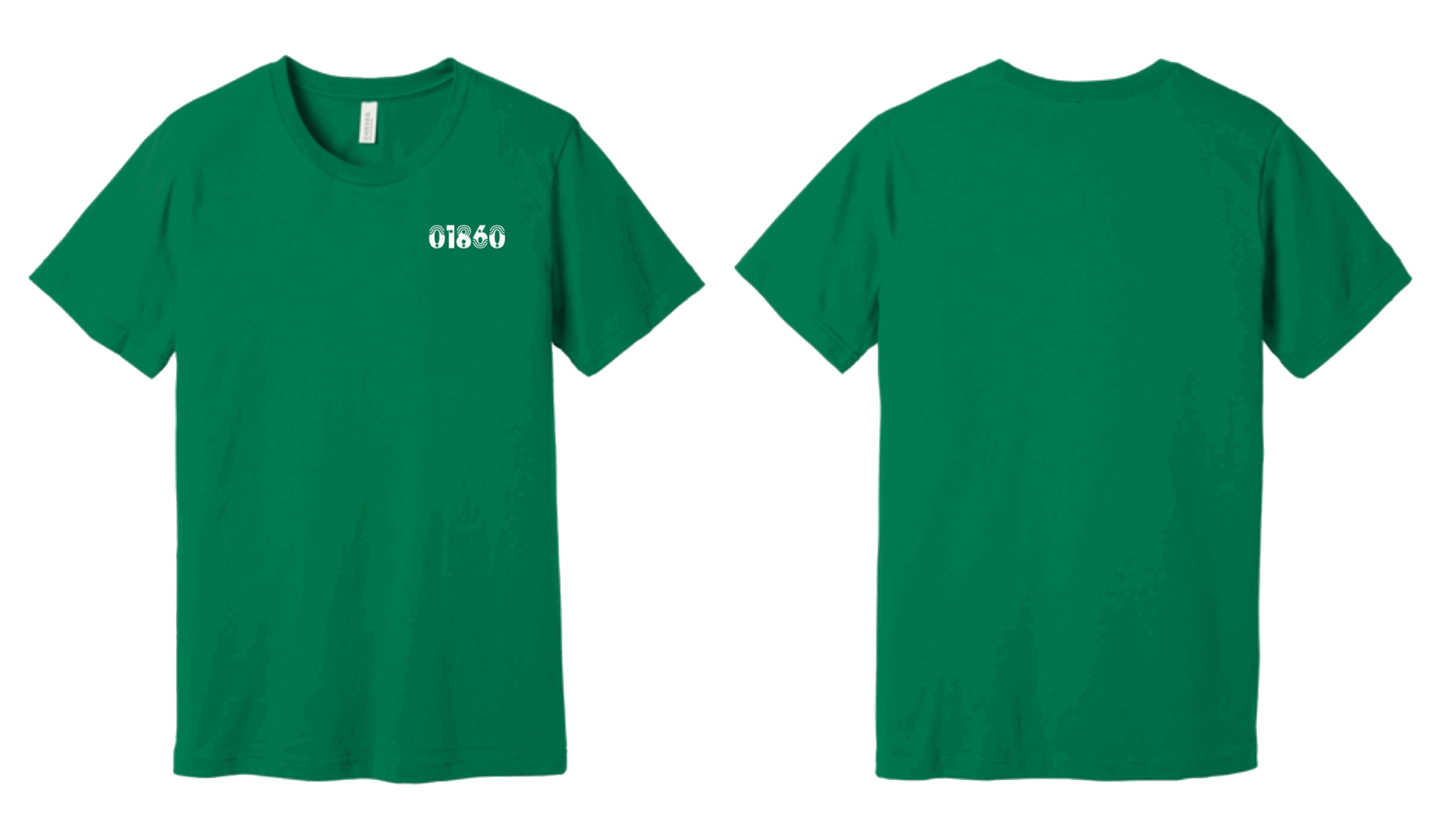 01860 Chest Patch, Green T-Shirt