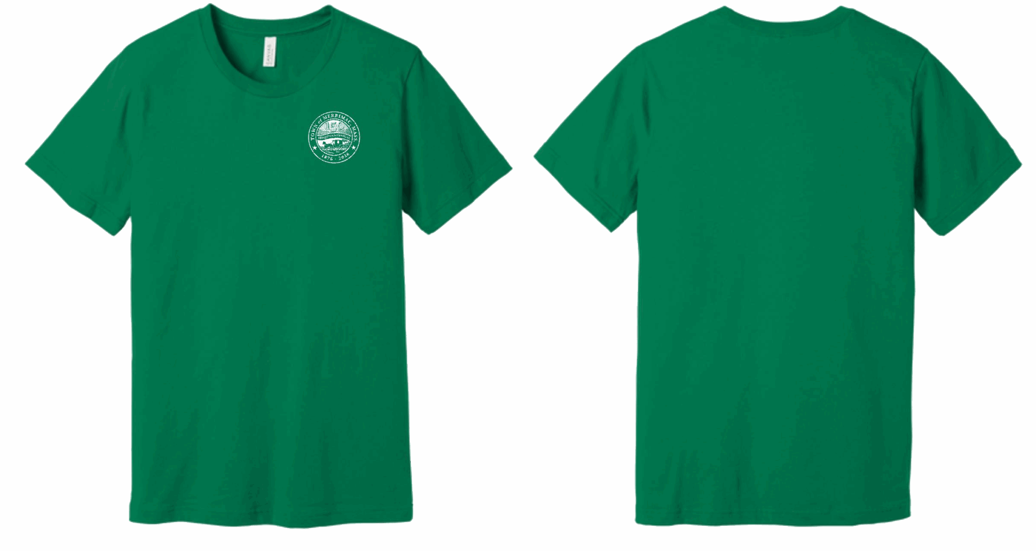 Logo Chest Patch, Green T-Shirt